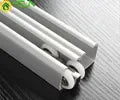 Sliding door slide rail aluminum alloy No slotting required thicken Dual track system Cam guide rail Pass through door slot