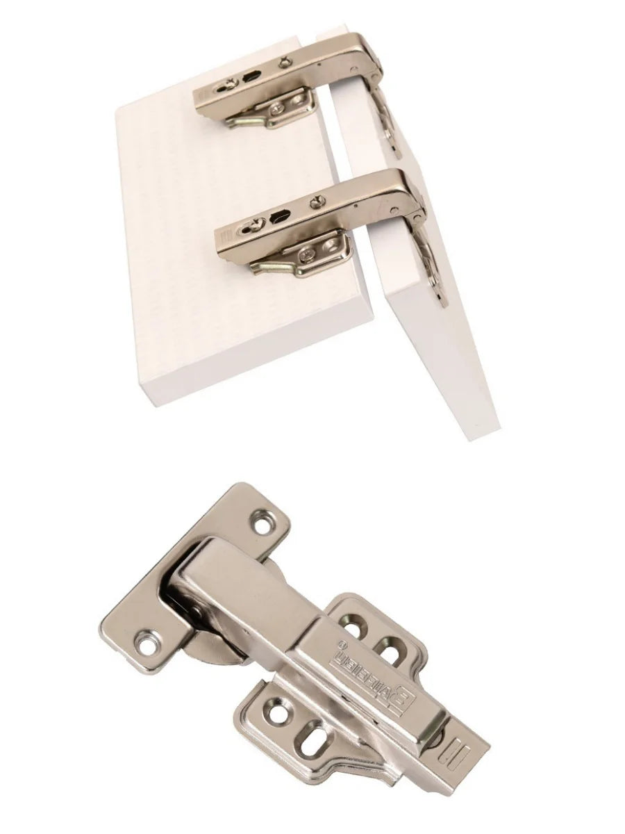 2Pcs 90 Degree Hydraulic Hinge 180 Degree Detachable Kitchen Cabinet Wardrobe Door Soft Closing Hinges Furniture Parts Hardware