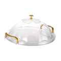Cake Tray with Dome Serving Tray, Decorative Dessert Snack Tray Fruit Dessert Tray for Tea, Food Breakfast
