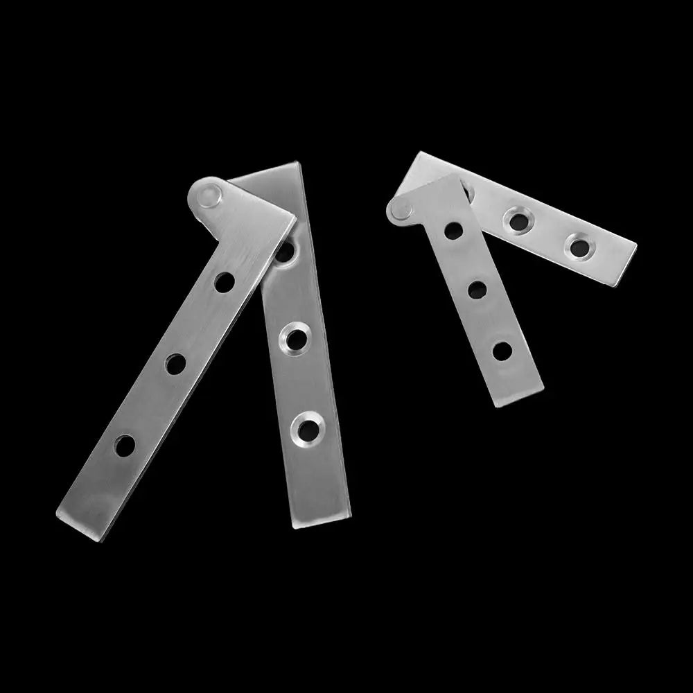 Stainless Steel Connector Door Hinge For Kitchen Cabinet Furniture Supplies Hidden Hinges Window Accessories Home Hardware