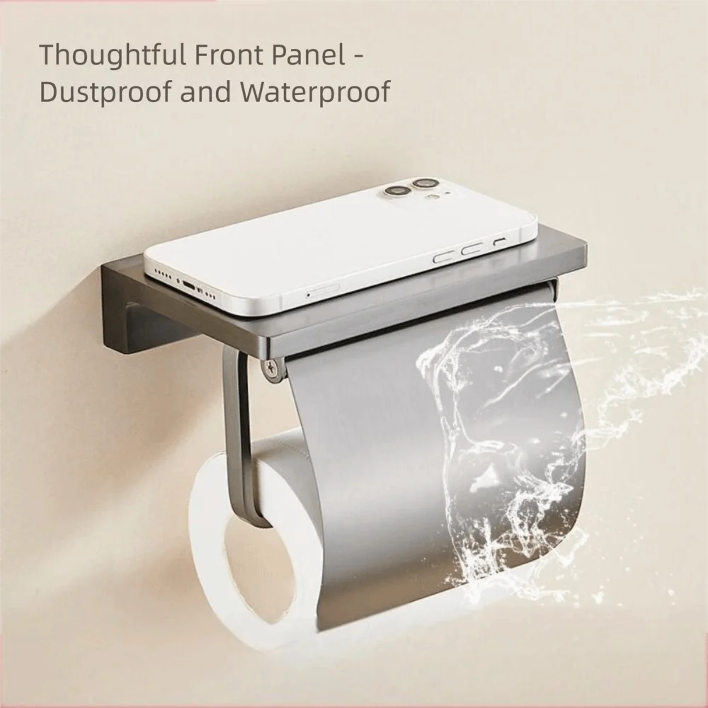 Bathroom Hardware Brushed Nickel Bathroom Accessories 304 Stainless Steel Hook Towel Rack Toilet Paper Holder Toilet Brush