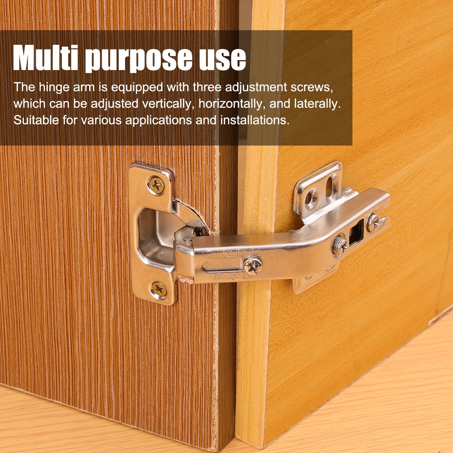 3/1PCS Soft Close Cabinet Hinges 135° Stainless Steel Cupboard Door Concealed Hinges For Corner Replacement Hardware Supplies