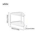 Space-saving Iron Triangular Corner Shelf - Multifunctional Countertop Organizer for Cookware, Condiments and Accessories