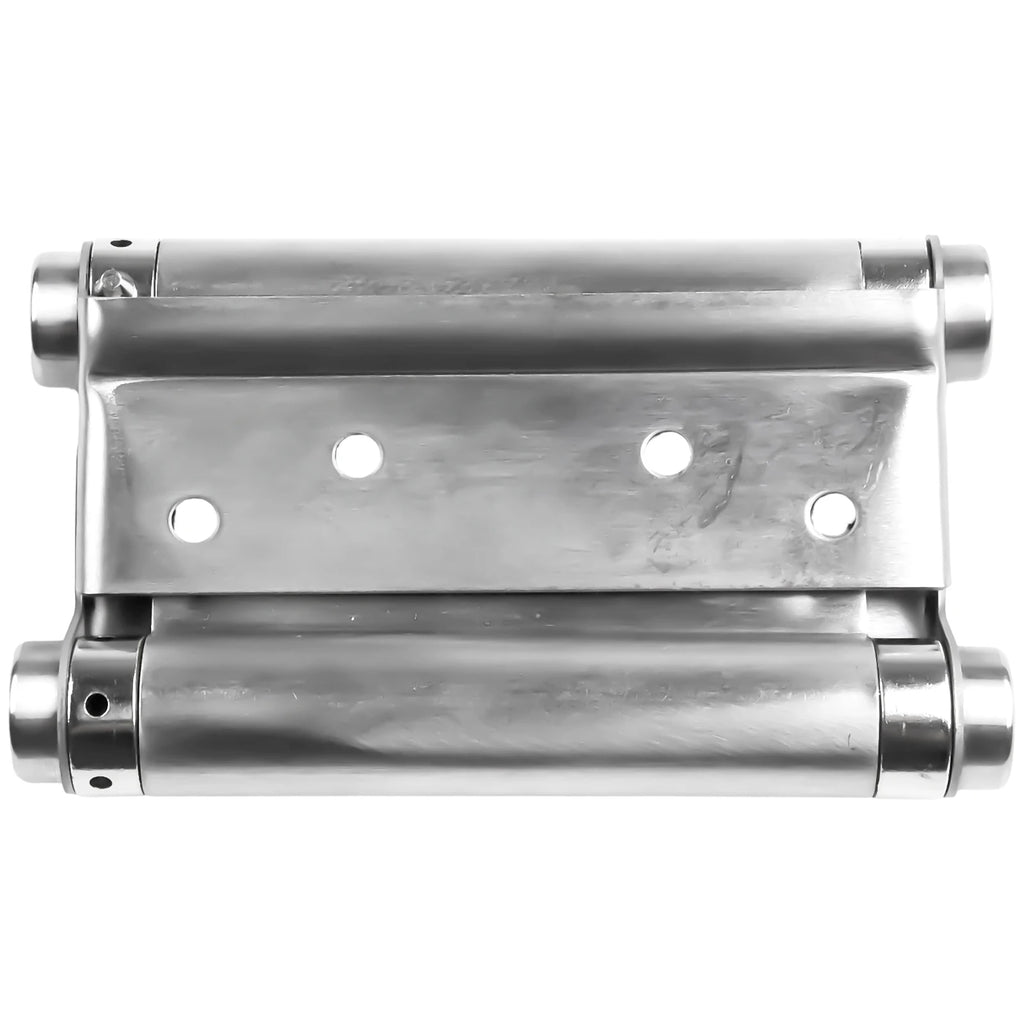 Double Spring Hinge Two-Way Free Door Hinge Stainless Steel  Automatic Door Closing Garage Door Hinges Fence Dedicated Hardware