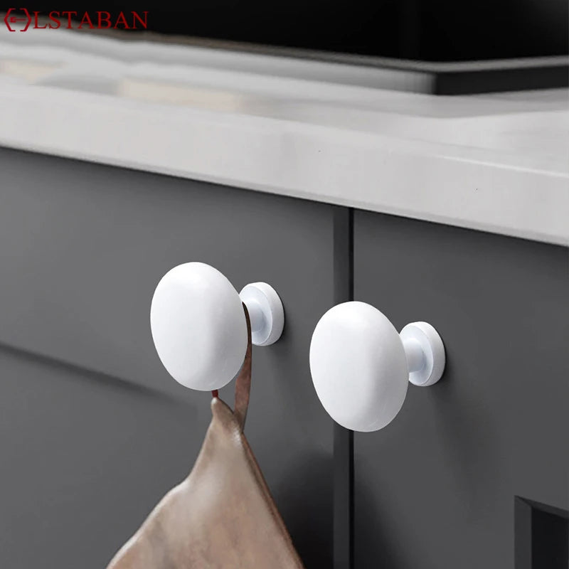 Modern Simple White Long Cabinet Handle Kitchen Cupboard Furniture Length Door Handle  Wardrobe Closet Hardware Drawer Pull Knob