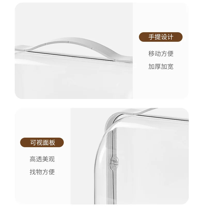 Cosmetic Organizer Countertop Organizer For Dresser With Lid And Drawer Countertop Waterproof And Dustproof Skin Care Organizer