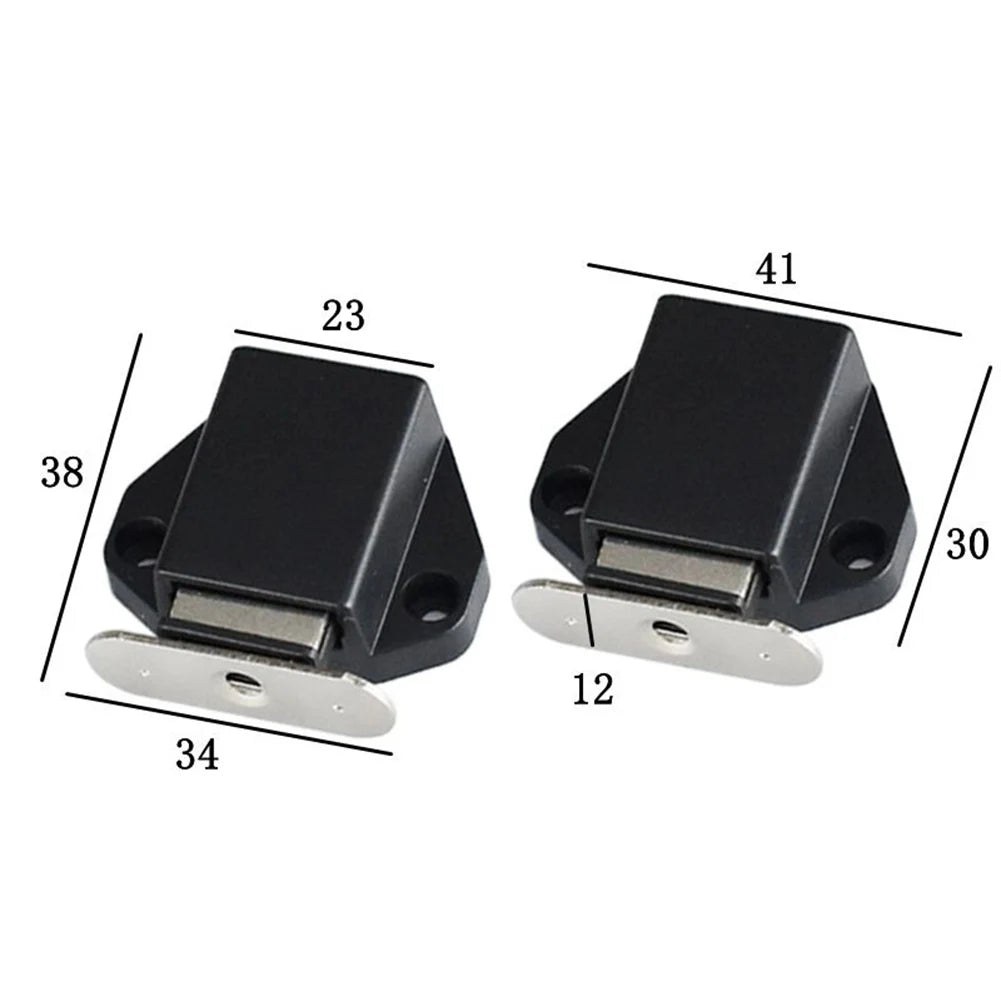Magnetic Cabinet Catches Push To Open Magnet Latch Door Closers For Wardrobe Cupboard Kitchen Furniture Door Stopp