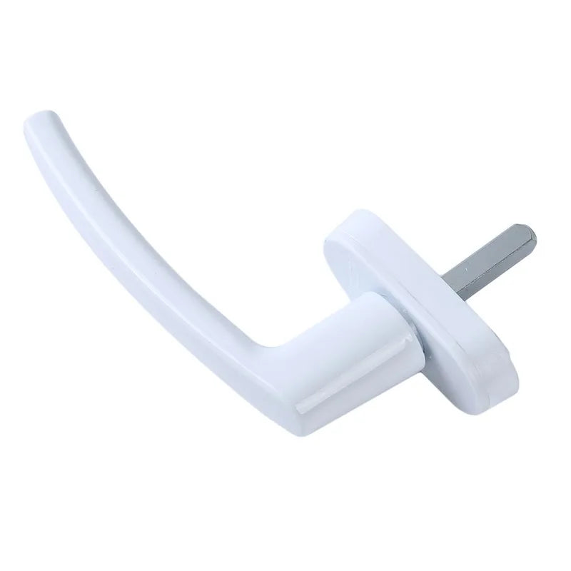 Aluminum Alloy Window Handles Universal Door Handle Key Locking For Double Glazing White Door （Only handle Turning）With screws