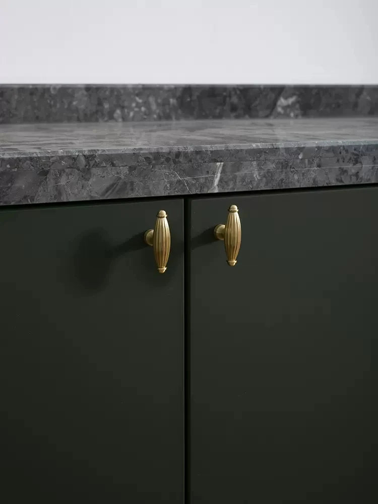 Furniture Nordic Kitchen Small Knobs Bedroom Wardrobe Door Solid Brass Handle Drawer Vintage Shoe Cabinet Golden Door Handles