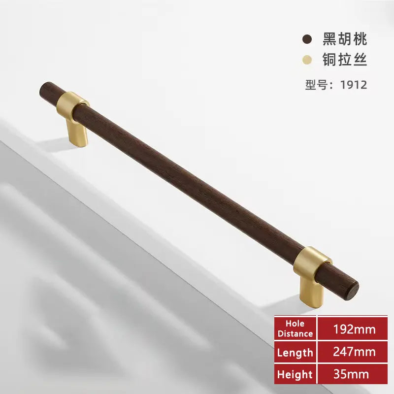 Wooden Cabinet Handles for Furniture Drawer Knobs Kitchen Cupboard Handles Wardrobe Door Knob and Handle Furniture Hardware