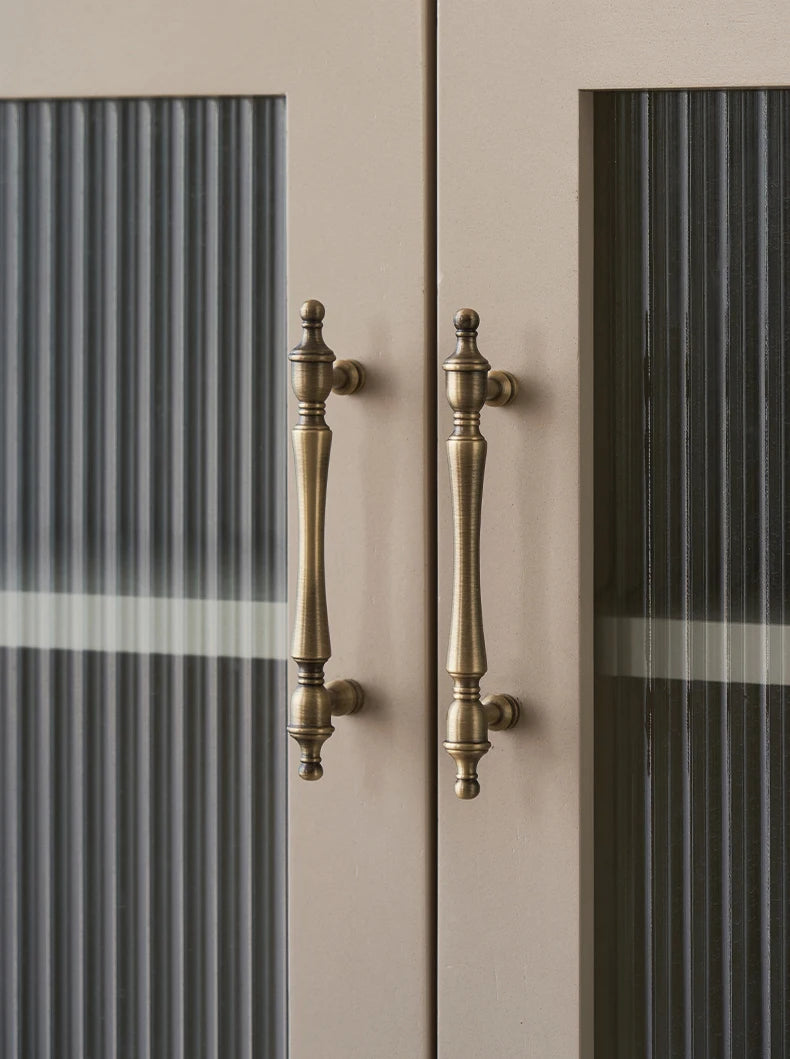 Modern /Solid Brass Furniture Handles for Cabinets and Drawers  Wardrobe Dresser Cupboard / Bedroom Drawers Knobs and Handles