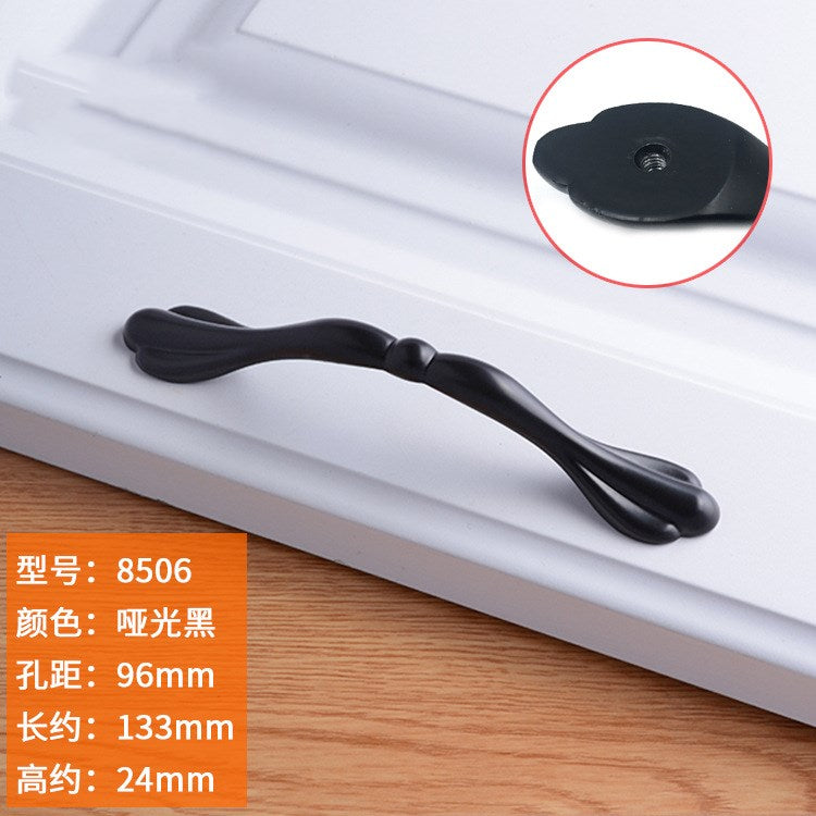 Black Handles Furniture Cabinet Knobs Muebles  Kitchen  Drawer Knobs Cabinet Pulls Cupboard  Knobs