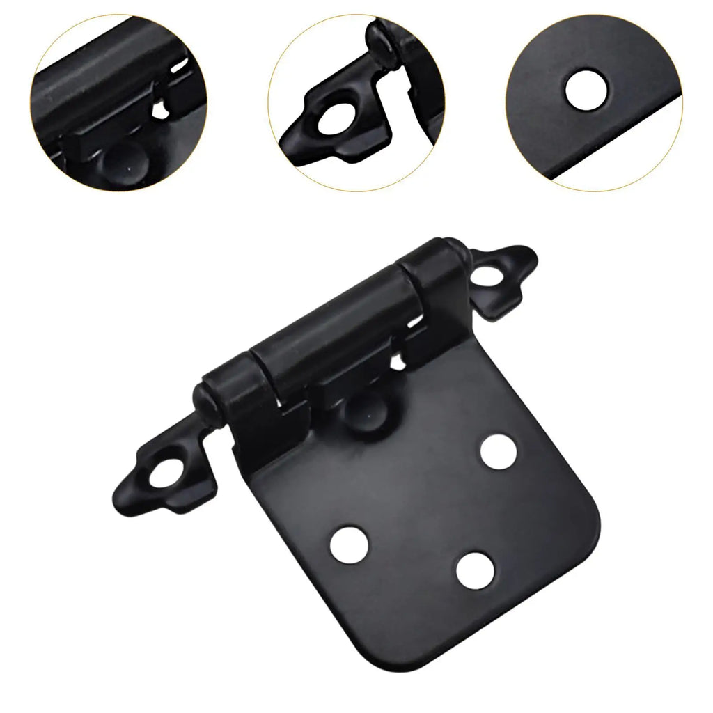 10Pcs Closing Hinges Cupboard Hinges Furniture Hardware Accessories Spring Hinges Easy to Install Cabinet Door Hinges