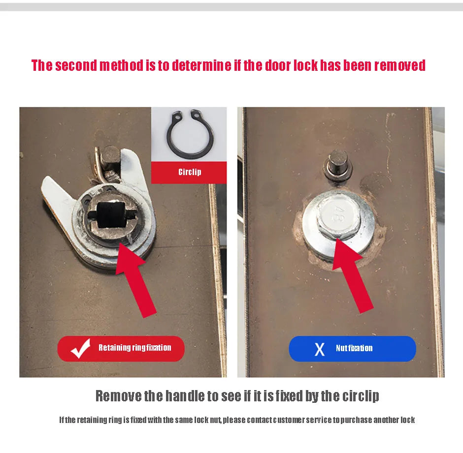 Solid Handle For Anti-theft Door Durable Non Rusting  Thickened Material Household Door Room Bedroom Universal Handle