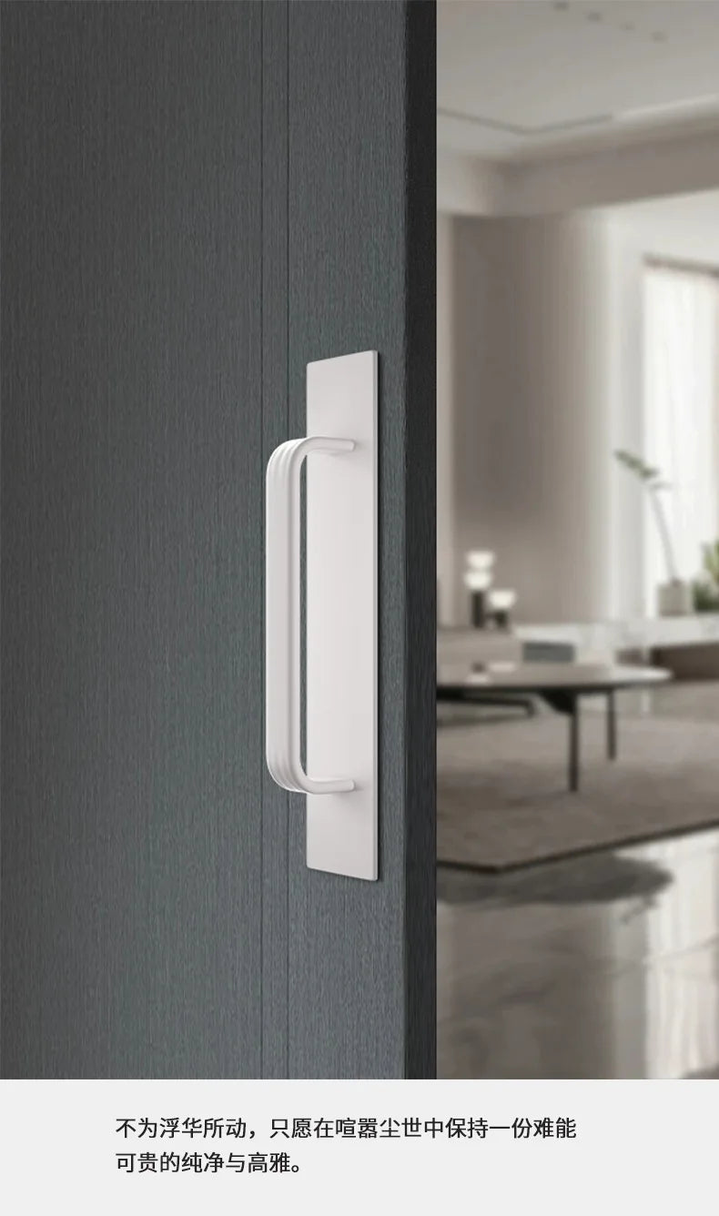 WV No-drill door handle aluminum alloy small handle for wooden doors windows, sliding doors, glass sliding doors cabinet drawers