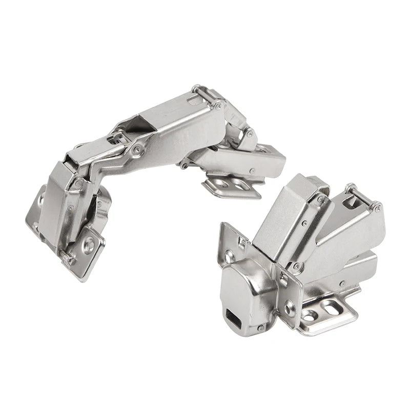 90 135 165 180 Degree Wide Angle Soft Close Damping Buffer Corner Interlocking Hinge For Cabinet Wardrobe Door