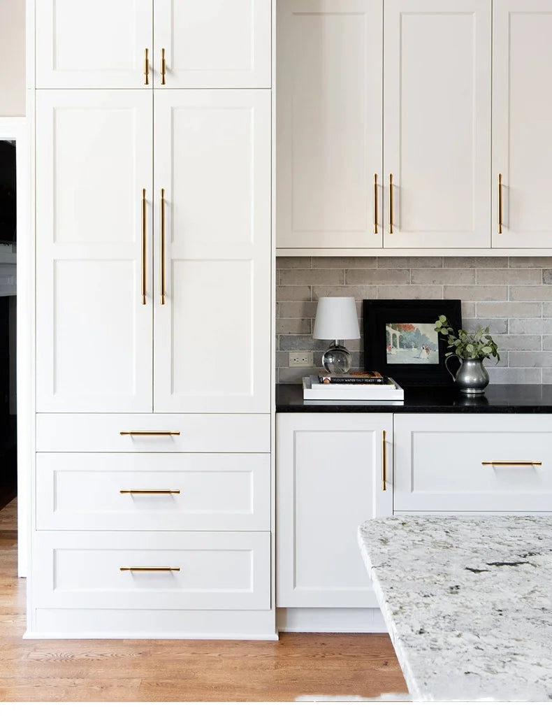 Long Kitchen Cabinet Hardware Cupboard Handles T Bar Furniture Hardware Drawer Pulls Rose Gold Door Handle Kitchen Accessories