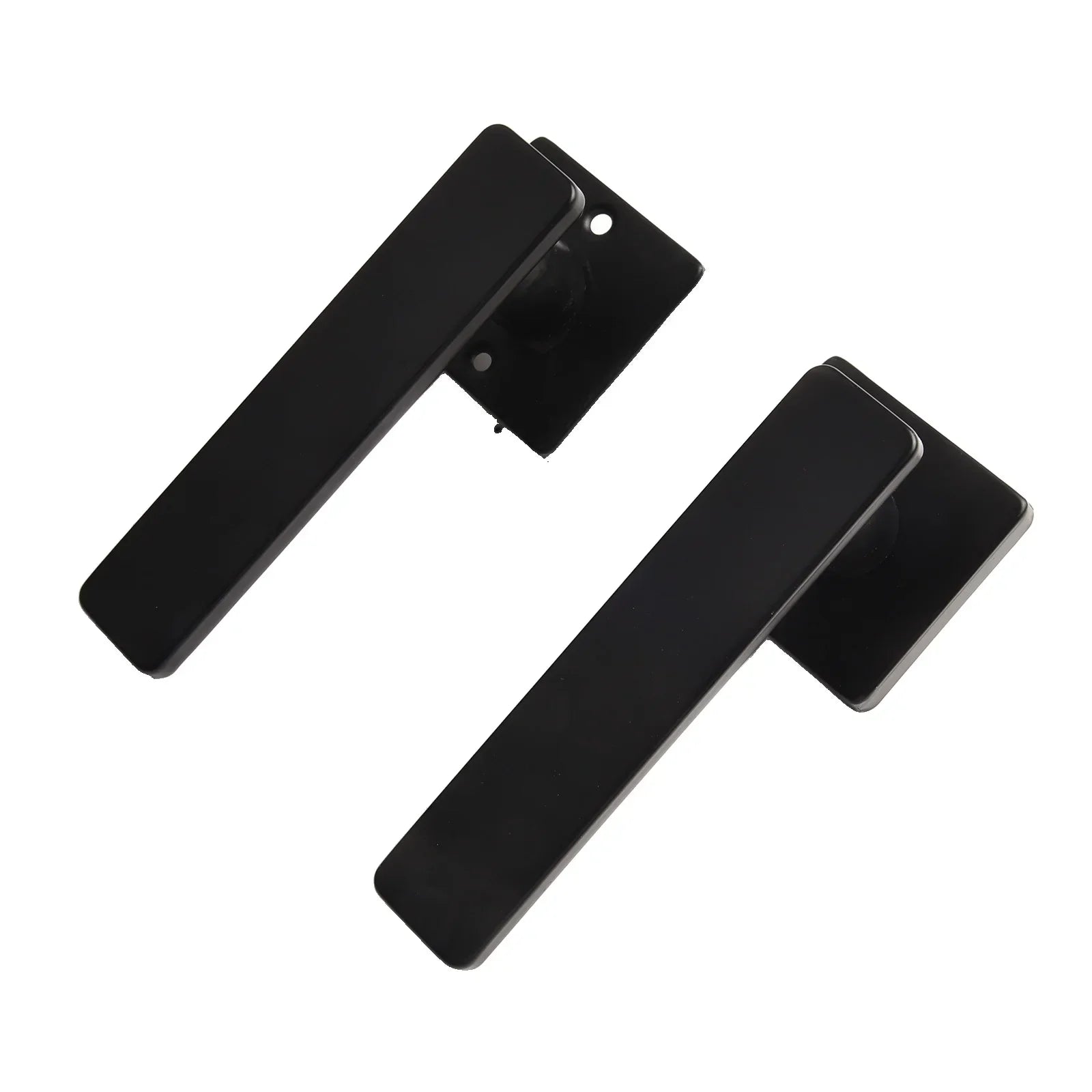 For Bedroom Interior Door Handle Lock Black Door Lock Reliable Security Versatile Application For Living Room Doors