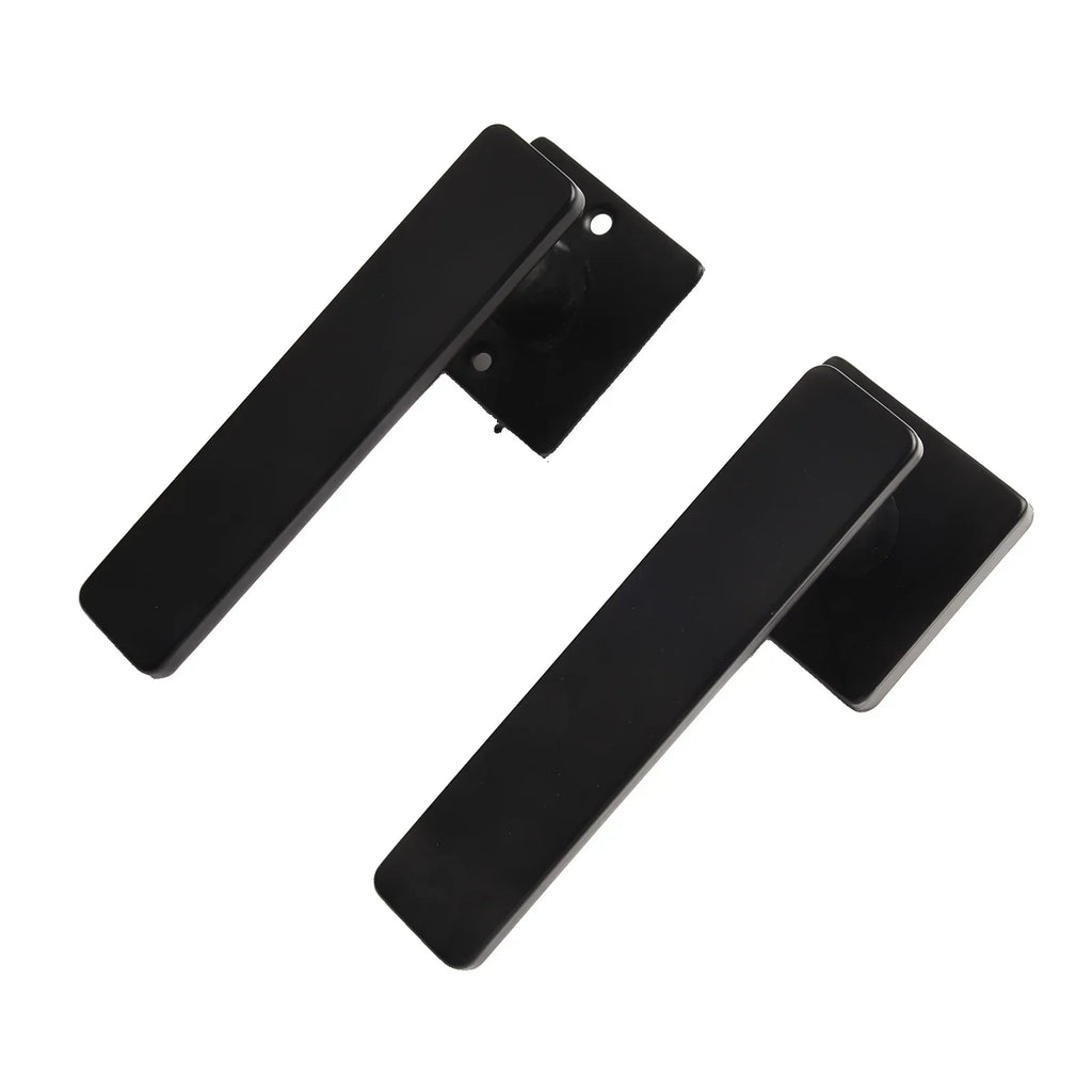 For Bedroom Interior Door Handle Lock Black Door Lock Reliable Security Versatile Application For Living Room Doors