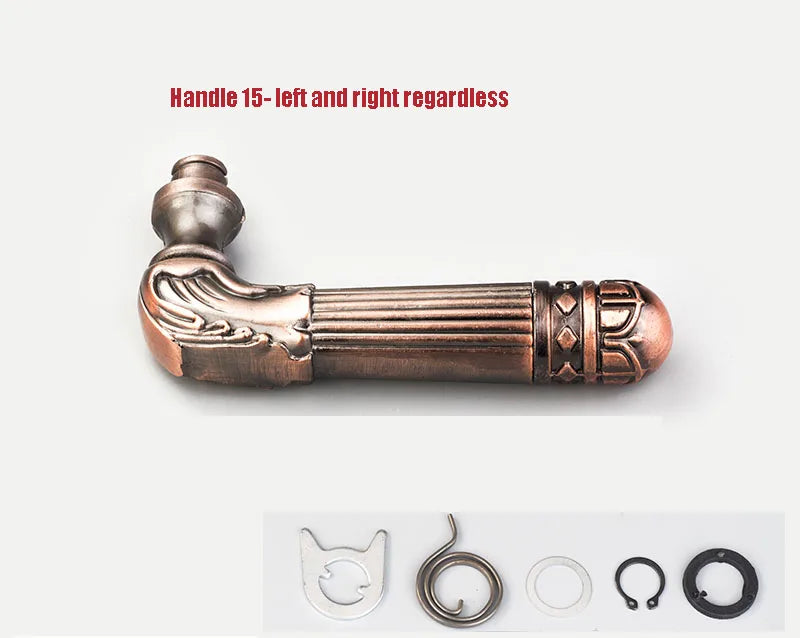 Solid Handle For Anti-theft Door Durable Non Rusting  Thickened Material Household Door Room Bedroom Universal Handle