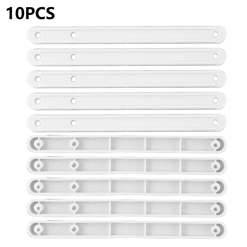 10 Pcs Draw Rail  Plastic Drawer Slides  180/235/298mm Draw  Runners Replacement  Drawer Runners