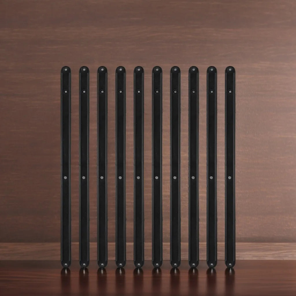 10 Pieces Plastic Drawer Slides Replacement Draw Runners 180 235 298mm Suitable for Drawers and Cabinet Grooves