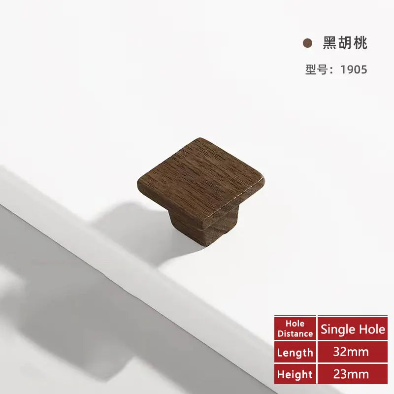 Wooden Cabinet Handles for Furniture Drawer Knobs Kitchen Cupboard Handles Wardrobe Door Knob and Handle Furniture Hardware