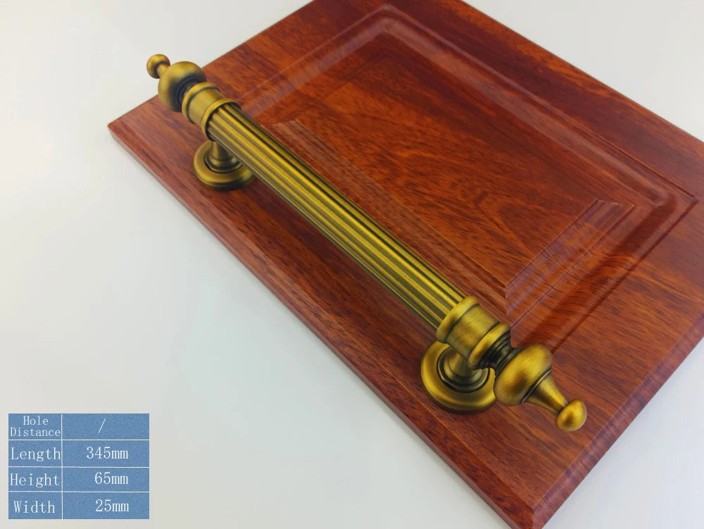 255mm/290mm/345mm Furniture Wooden Door Handle For Bathroom Bedroom Restaurant Sliding Door Handle Wardrobe Gate Pulls Handles