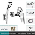 Bathroom Hidden Shower Faucet Household Wall Mounted Shower Faucet Water Heater Cold and Hot Mixed Valve Shower Accessories