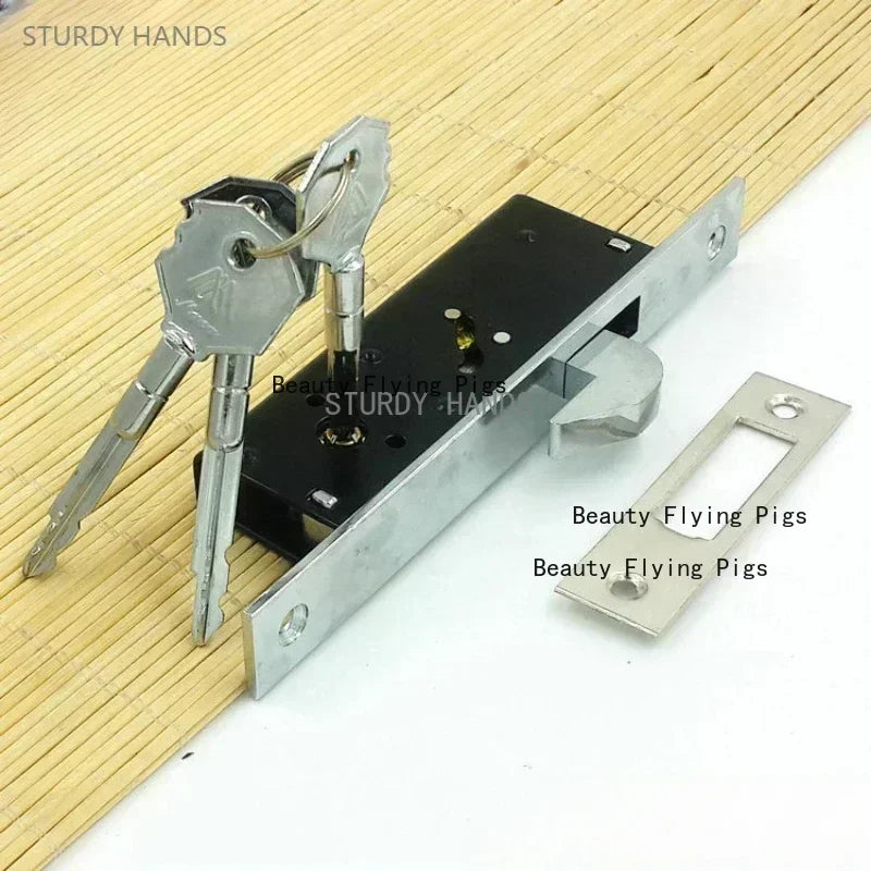 1 set of aluminum alloy sliding door hook lock, sliding exit door floor lock hardware accessories portable door lock