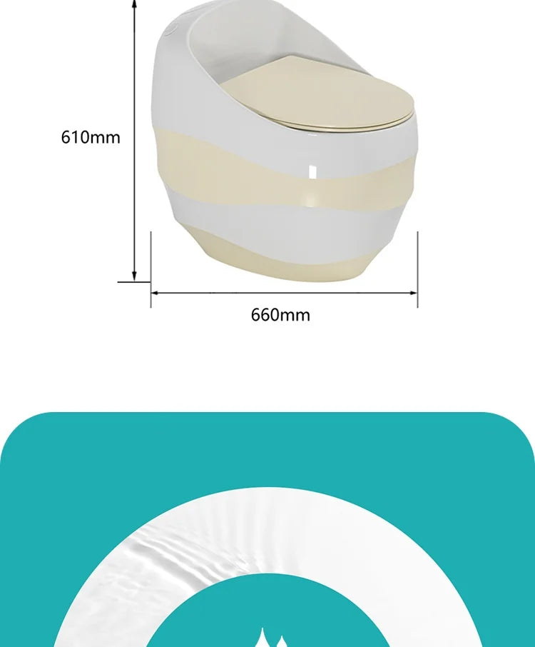 Bathroom Ceramic Toilet Modern Colored Bowl Wc Set Golden Wall Hung Toilet