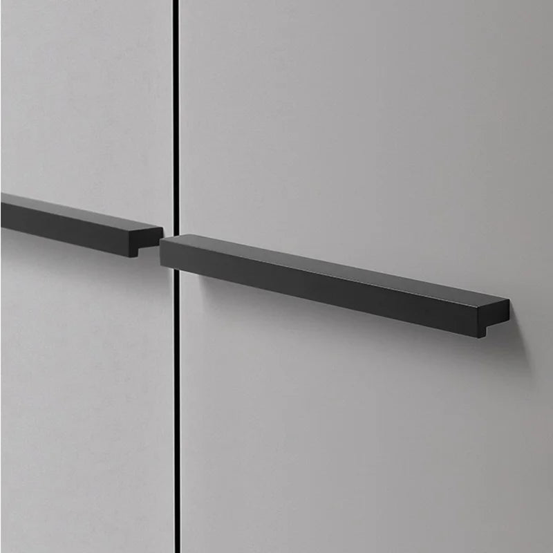 Modern Long Cabinet Door Handles 700-1200mm Brushed Gold Silver T Bar Aluminum Cupboard Pulls Drawer Knob Furniture Hardware