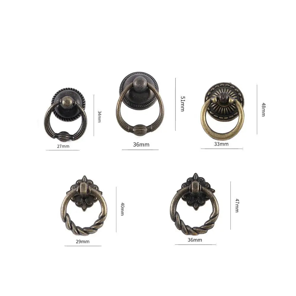 Decorative Cabinet Cupboard Pulls Handles Hardware Dresser Knobs Cabinet Knobs Ring Handles Furniture Handles Drawer Pull
