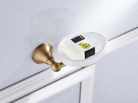 Bathroom Accessories,Towel Bar, Paper Holder, Robe Hook, Antique Brass, Wall Mounted, Solid Brass,Shower Bath Hardware Set