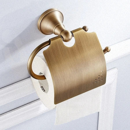 Bathroom Accessories,Towel Bar, Paper Holder, Robe Hook, Antique Brass, Wall Mounted, Solid Brass,Shower Bath Hardware Set