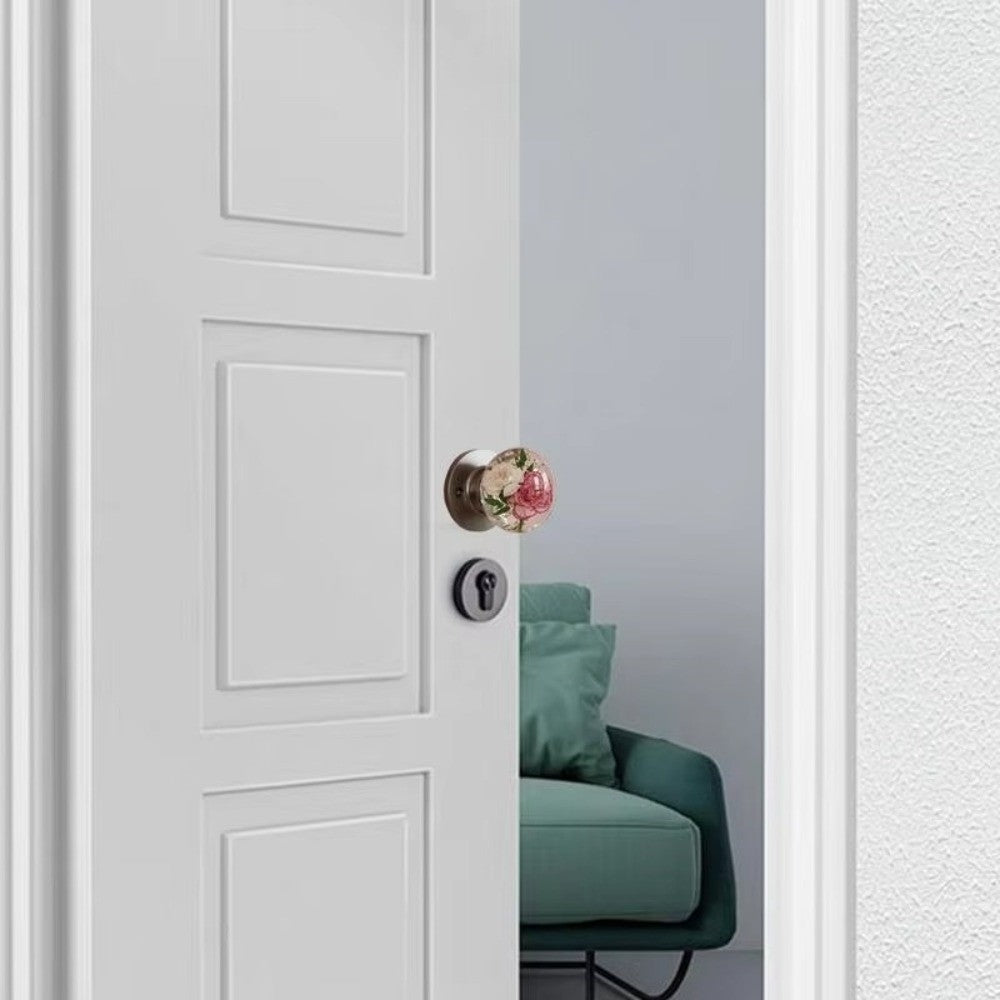New Flower Patterns Cabinet Handle Practical Heavy-Duty Drawer Handle Door Knob Decorative Home Decoration