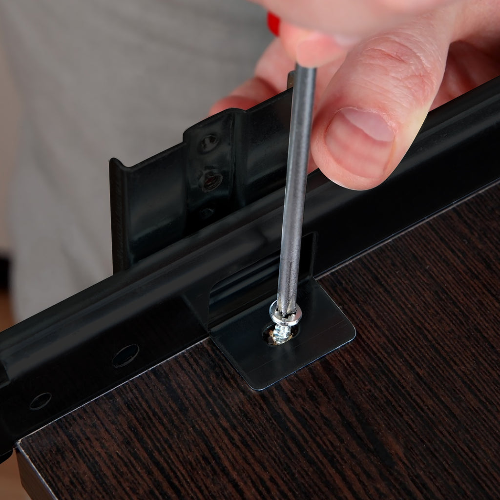 1 Pair Pull Out Drawer Hardware Track Tray Desk Pull Out Drawer Hardware Track Drawer Rail Desk Tray Slide Rail Track